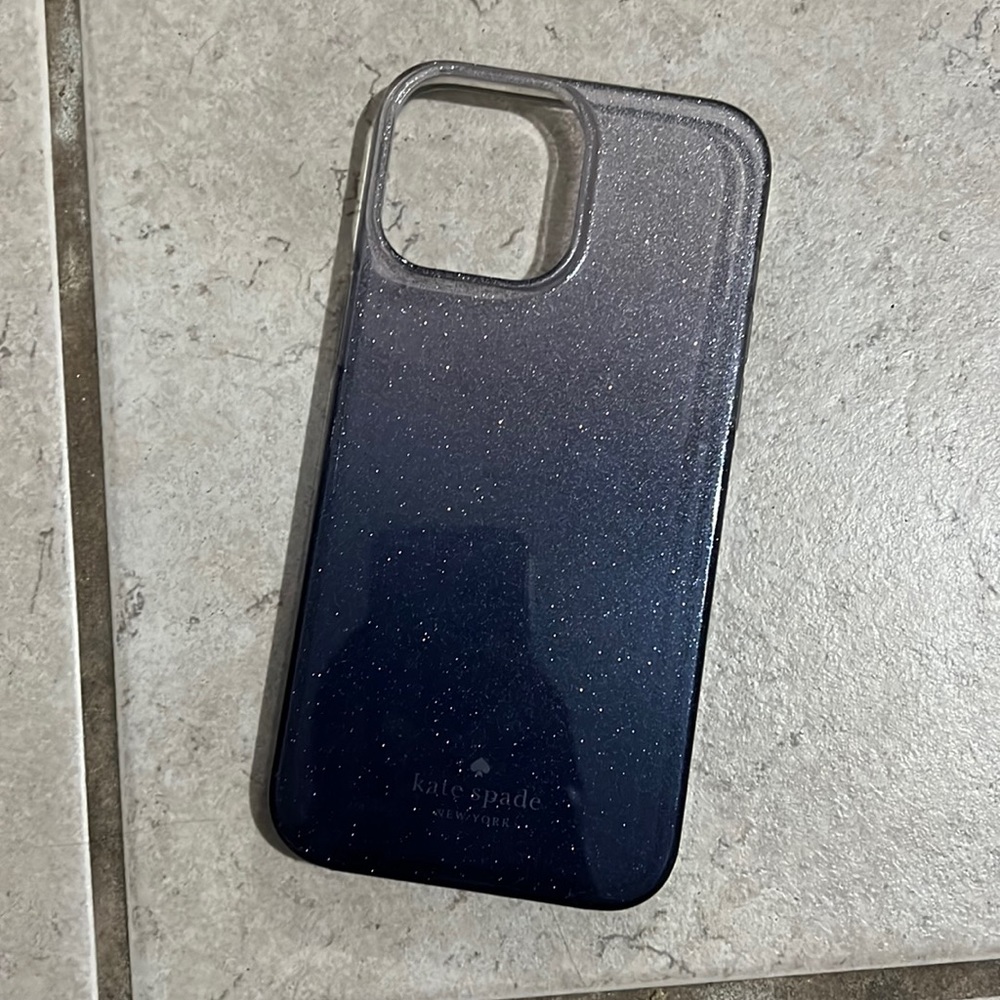 Blue glitter iphone 12/13 pro MAX case